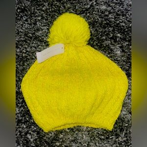 neon yellow fall/winter hat